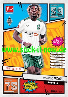 Topps Match Attax Bundesliga 2021/22 - Nr. 288 ( Helden von Morgen )