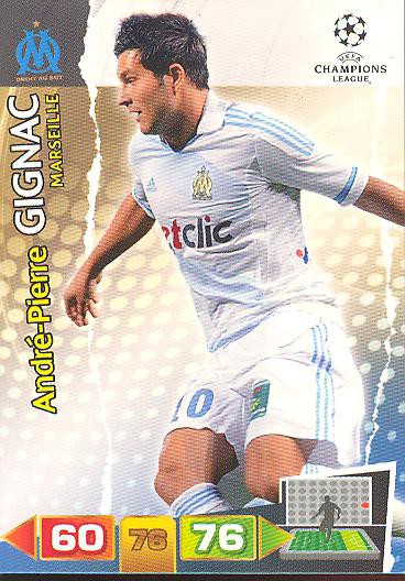 Andre-Pierre Gignac - Panini Adrenalyn XL CL 11/12 - Olympique Marseille