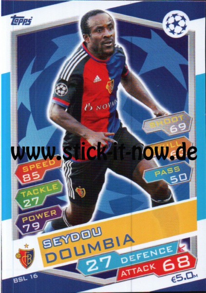 Match Attax Champions League 16/17 - Nr. BSL 16