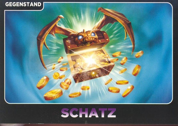 Skylanders Giants - Magischer Gegenstand / Ort-Karten - SCHATZ - Nr. 67