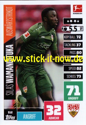 Topps Match Attax Bundesliga 2020/21 "Extra" - Nr. 512
