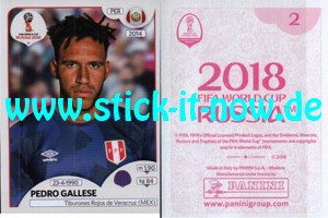 Panini WM 2018 Russland "Sticker" INT/Edition - Nr. 222