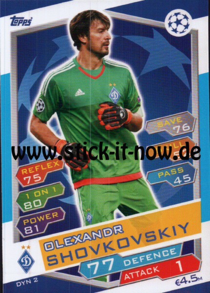 Match Attax Champions League 16/17 - Nr. DYN 2