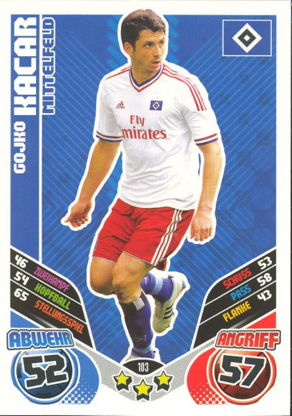 Gojko Kacar - Match Attax 11/12