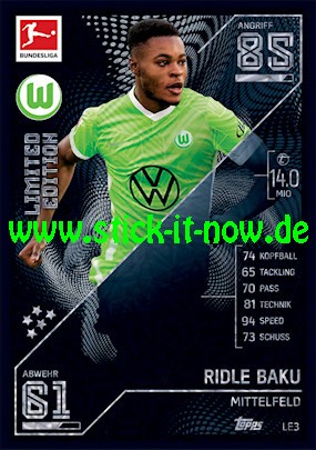 Topps Match Attax Bundesliga 2021/22 - Nr. LE 3 ( Limited Edition )