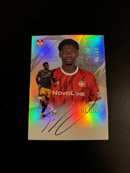 125 Jahre 1. FC Kaiserslautern (2025) - On-Card Signature - Faride Alidou 03/35