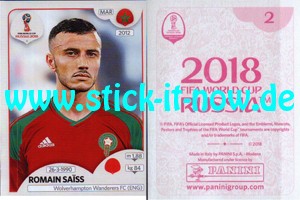 Panini WM 2018 Russland "Sticker" INT/Edition - Nr. 145
