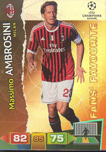 Massimo Ambrosini - Panini Adrenalyn XL CL 11/12 - Fans Favourite - AC Mailand