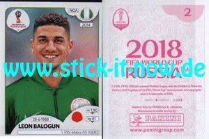 Panini WM 2018 Russland "Sticker" INT/Edition - Nr. 326