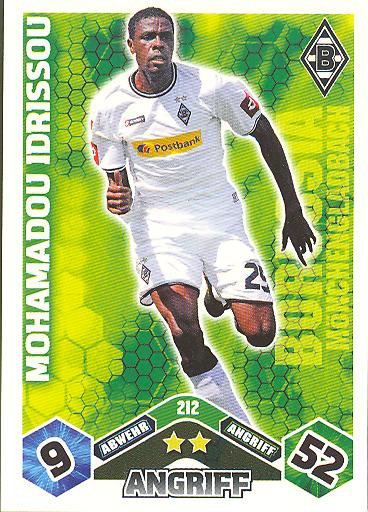 Match Attax 10/11 - MOHAMADOU IDRISSOU - 212