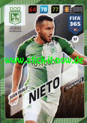 Panini FIFA 365 Adrenalyn XL 2018 - Nr. 57