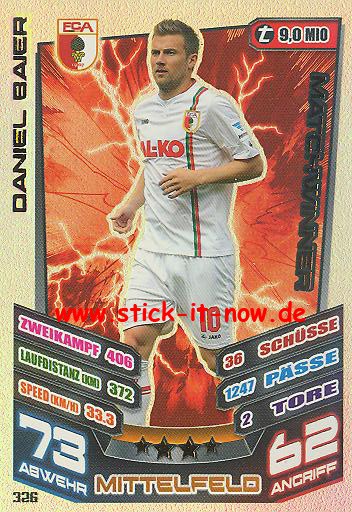 Match Attax 13/14 - FC Augsburg - Daniel Baier - Matchwinner - Nr. 326