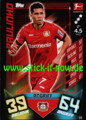 Topps Match Attax Bundesliga 2019/20 "Extra" - Nr. 648