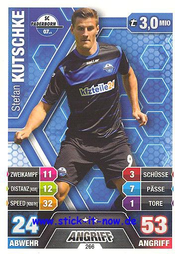 Match Attax 14/15 - Stefan KUTSCHKE - SC Paderborn - Nr. 266