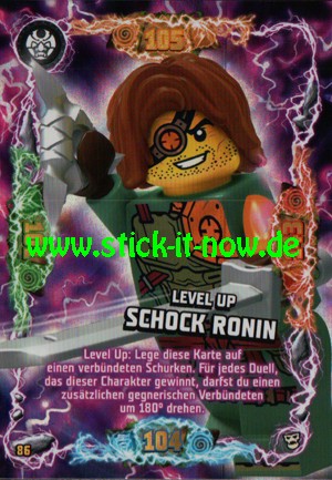 Lego Ninjago Trading Cards - SERIE 6 "Next Level" (2021) - Nr. 86 (Level-up)