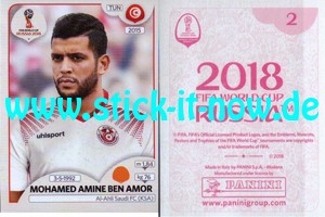 Panini WM 2018 Russland "Sticker" INT/Edition - Nr. 551