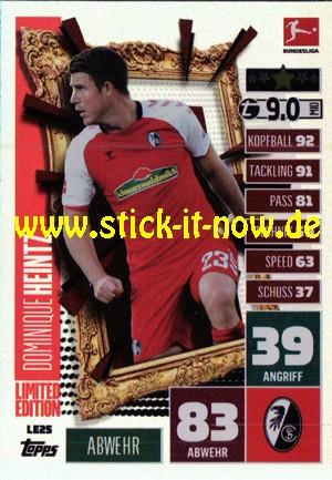 Topps Match Attax Bundesliga 2020/21 "Extra" - Nr. LE 25 (Limitierte Auflage)