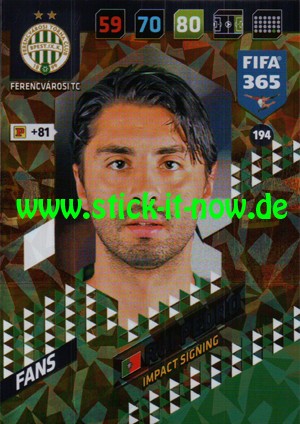 Panini FIFA 365 Adrenalyn XL 2018 - Nr. 194 (Fans)