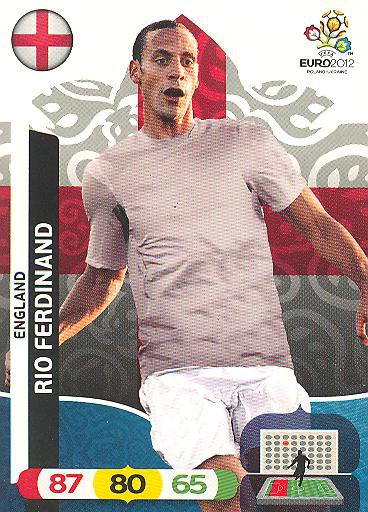 Panini EM 2012 - Adrenalyn XL - Rio Ferdinand - England