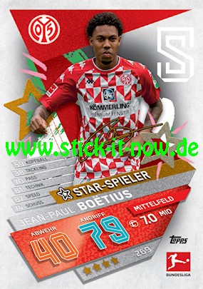 Topps Match Attax Bundesliga 2021/22 - Nr. 269 ( Star-Spieler )