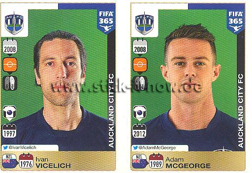 Panini FIFA 365 Sticker - Nr. 682 - 686