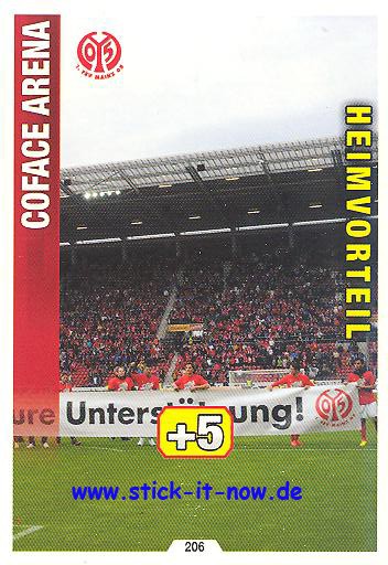 Match Attax 14/15 - HEIMVORTEIL - FSV Mainz 05 - Nr. 206