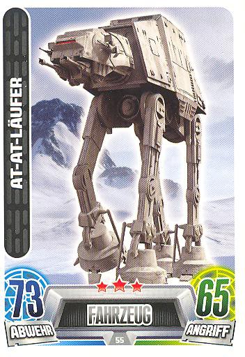 Force Attax Movie Collection - Serie 2 - At-At-Läufer - Fahrzeug - Nr. 55