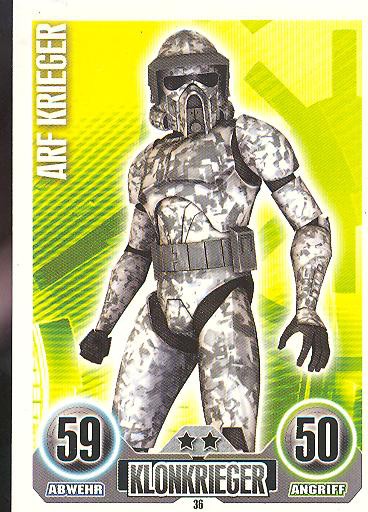 Force Attax - ARF KRIEGER - Klonkrieger - Die Republik - SERIE 1 (2010)