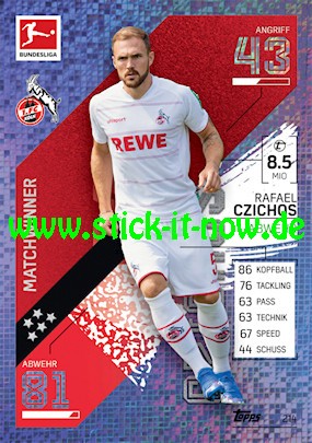 Topps Match Attax Bundesliga 2021/22 - Nr. 214 ( Matchwinner )