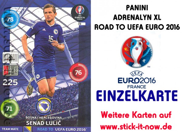 Adrenalyn XL - Road to UEFA Euro 2016 France - Nr. 39