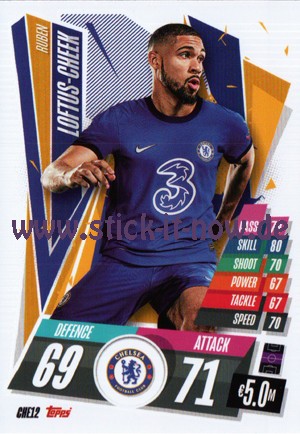 Match Attax Champions League 2020/21 - Nr. CHE 12