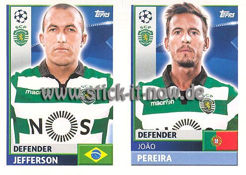 Topps Champions League Sticker 16/17 - Nr. SPO 6 + 7