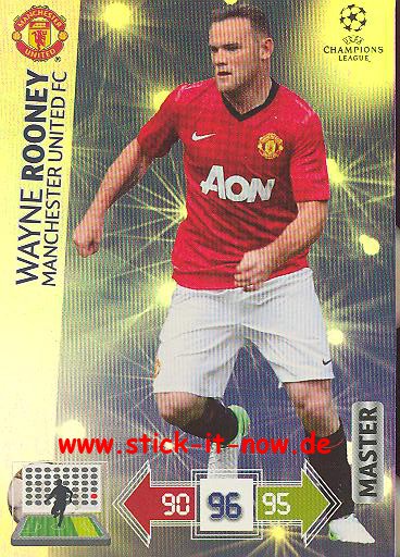 Panini Adrenalyn XL CL 12/13 - Manchester United - Wayne Rooney - MASTER