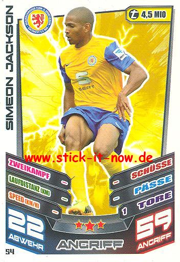 Match Attax 13/14 - Ein. Braunschweig - Simeon Jackson - Nr. 54