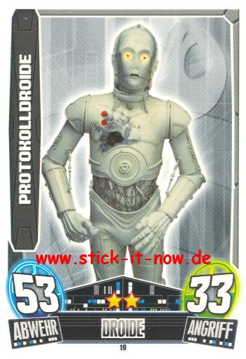 Force Attax Movie Collection - Serie 3 - PROTOKOLLDROIDE - Nr. 19