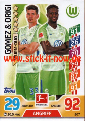 Topps Match Attax Bundesliga 17/18 EXTRA - Nr. 507