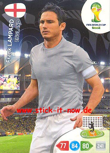 Panini Adrenalyn XL Brasil WM 2014 - Frank LAMPARD