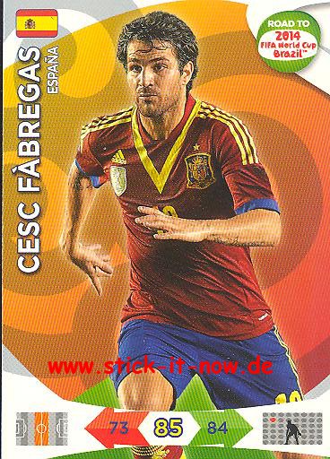 Panini Adrenalyn XL Road to WM 2014 - CESC FÀBREGAS