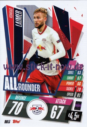 Match Attax Champions League 2020/21 - Nr. RBL 3