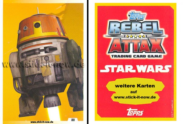 Rebel Attax - Serie 1 (2015) - STRIKE-FORCE - REBELLION 1 - Nr. 88
