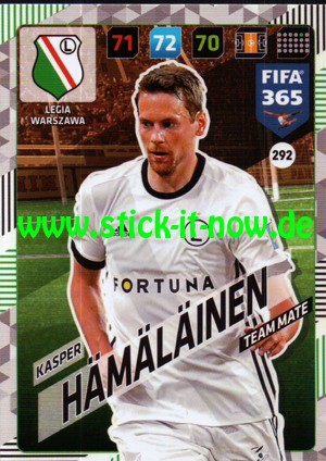 Panini FIFA 365 Adrenalyn XL 2018 - Nr. 292