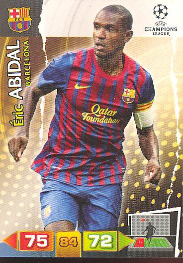 Eric Abidal - Panini Adrenalyn XL CL 11/12 - FC Barcelona