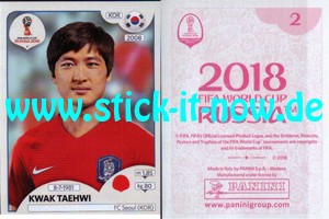 Panini WM 2018 Russland "Sticker" INT/Edition - Nr. 485