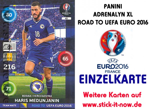 Adrenalyn XL - Road to UEFA Euro 2016 France - Nr. 40