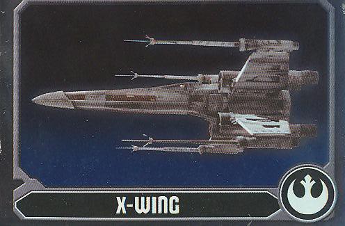 Star Wars Movie Sticker (2012) - X-WING - Nr. 69