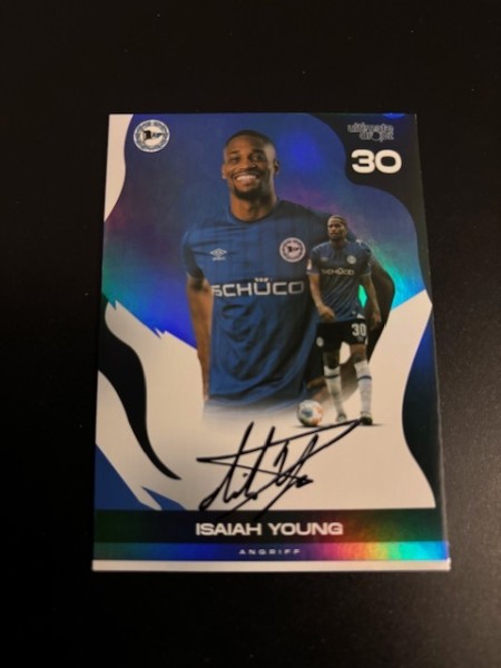 This is Arminia (2025) - On Card Signature - Isaiah Young 63/70