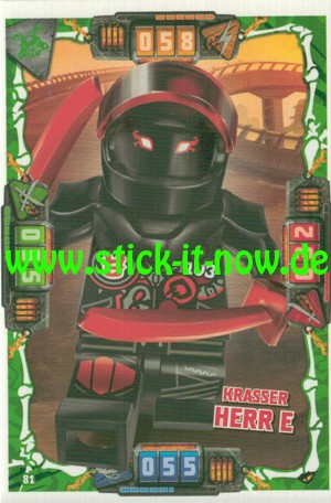Lego Ninjago Trading Cards - SERIE 4 (2019) - Nr. 81