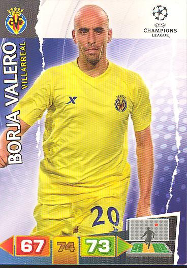 Borja Valero - Panini Adrenalyn XL CL 11/12 - FC Villarreal