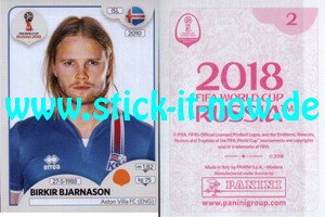 Panini WM 2018 Russland "Sticker" INT/Edition - Nr. 290