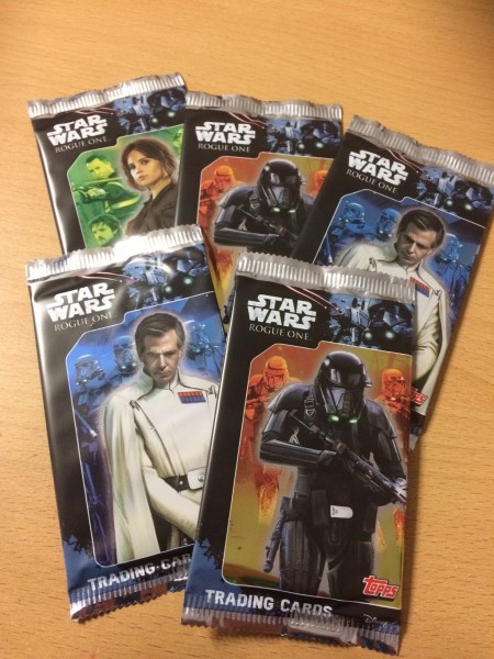 Star Wars - Rogue one - Trading Cards - 5 Booster